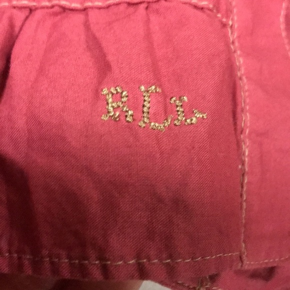 Lauren Ralph Lauren maxi skirt 16 cotton ruffle button front pockets feminine - Picture 6 of 14